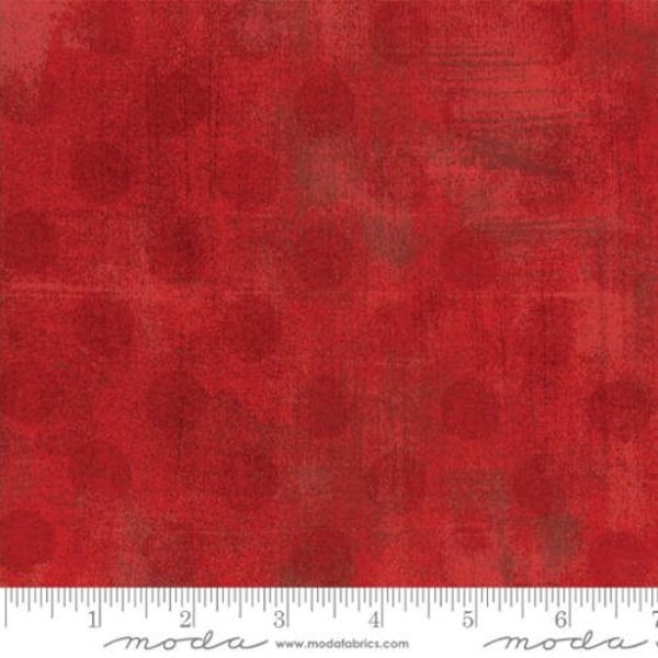 108" Grunge Hits Spot Red for Moda, 1/2 yard, 11131 22