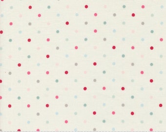 My Summer House - Dots Cream by Bunny Hill Designs for Moda Fabrics, 1/2 yard, 3046 11