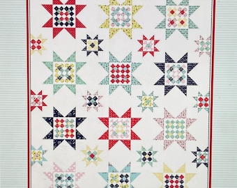 Summer Stars Quilt Kit, Pattern by Gigi's Thimble