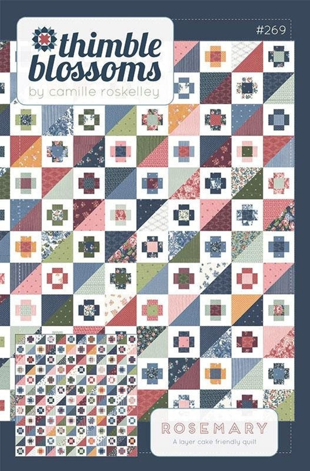 Rosemary Quilt Kit Shop Curated Sunnyside Fabric by Camille Etsy
