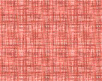 Oh Happy Day - Texture Color Poppy by Sandy Gervais for Riley Blake Designs, 1/2 yd, C10319-POPPY