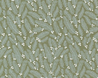 Christmas Eve - Sprigs Pine by Venessa Goertzen with Lella Boutique for Moda, 1/2 yard, 5182 15