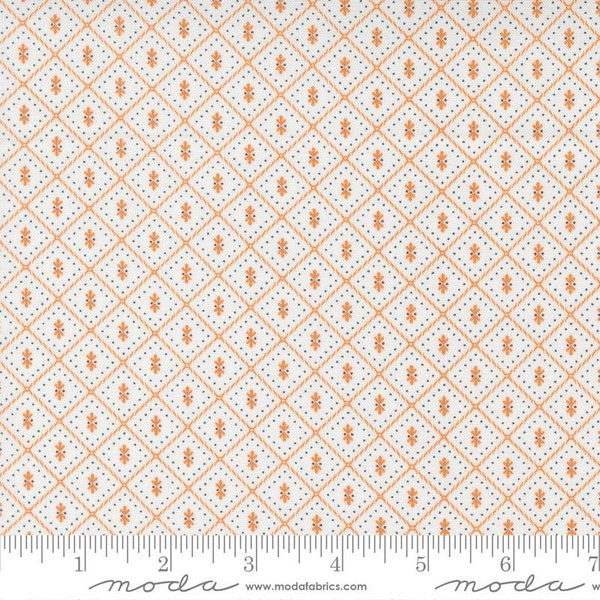 Linen Cupboard - Pajamas Blenders Chantilly Orange by Fig Tree & Co. for Moda Fabrics, 1/2 yard,  20485 21