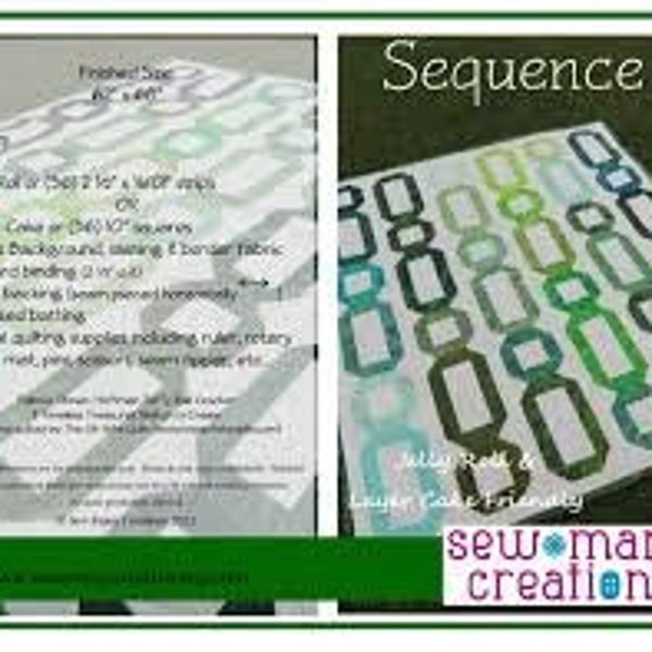 Sequence Pattern by Sew Many Creations , SMC804