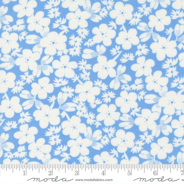 Fruit Cocktail - Meadow Florals Blueberry by Fig Tree & Co. for Moda Fabrics, 1/2 yard,  20466 13