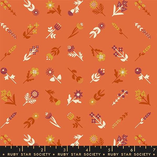 To And Fro - Floret Rust by Rashida Coleman Hale for Ruby Star Society, 1/2 yard, RS1069 11