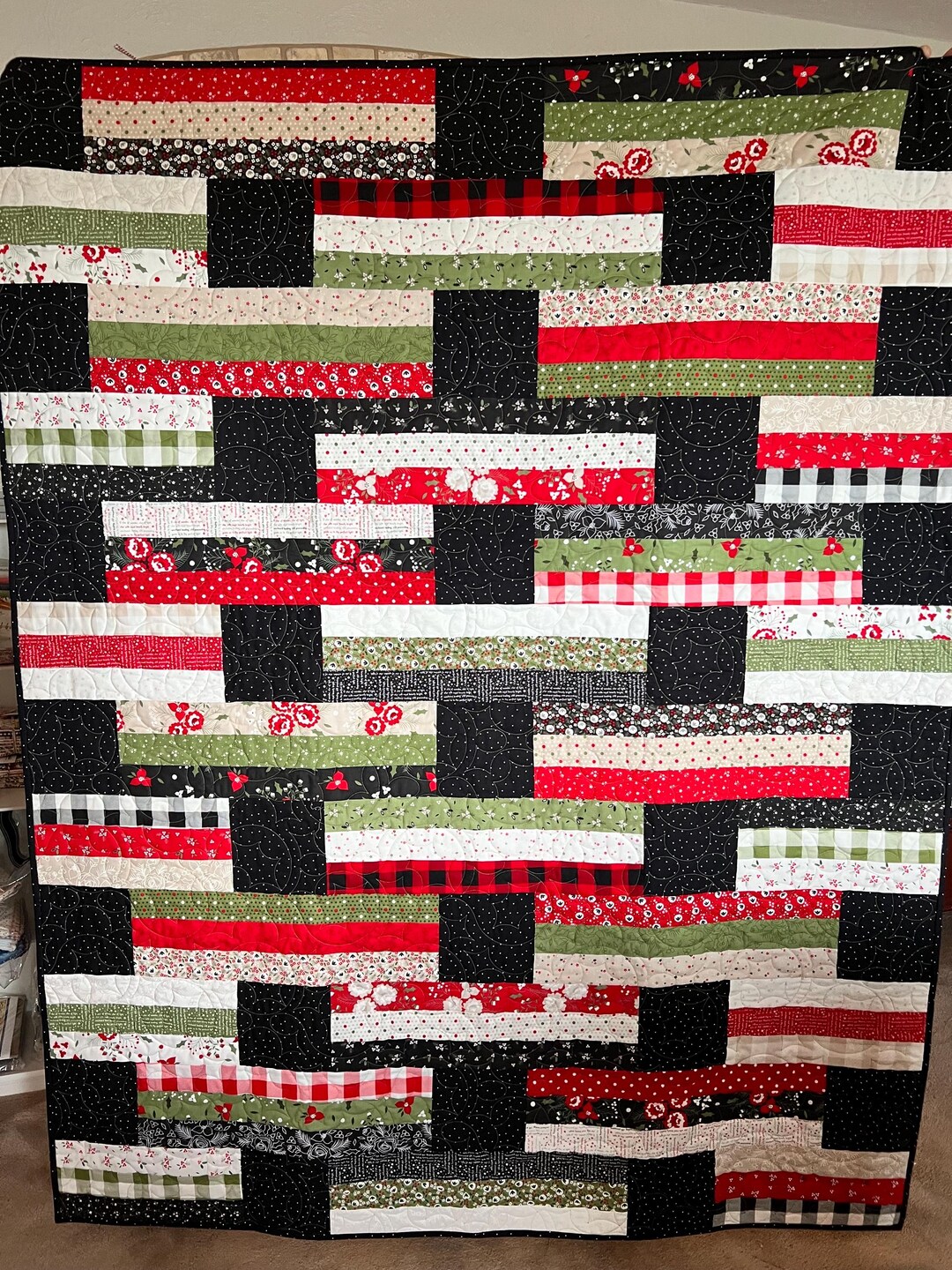 Cherrydale Quilt Kit Using Starberry Fabric by Corey Yoder Etsy