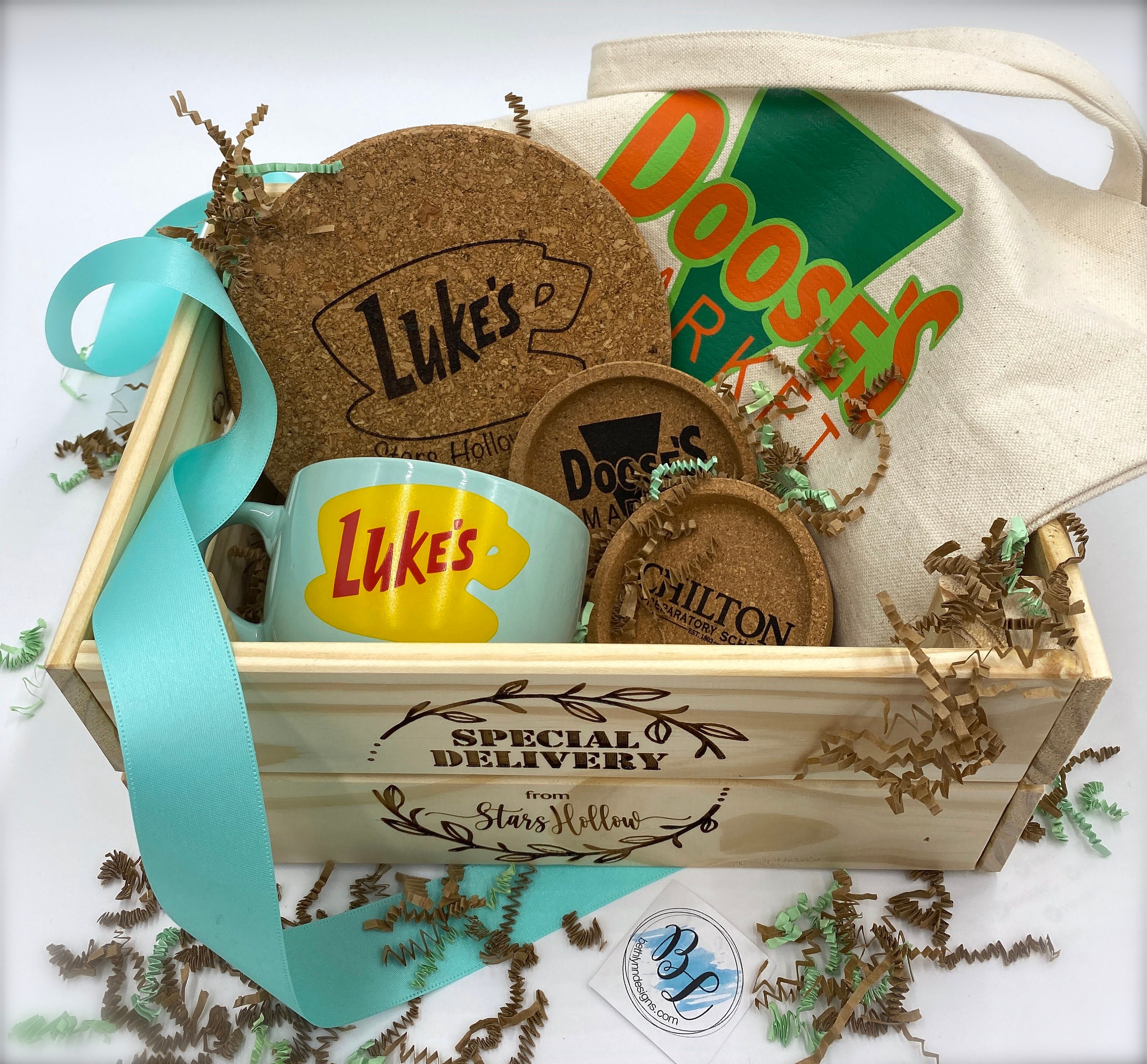 Stars Hollow Crate Gift Set Gift Crate Gift Set Coffee Etsy