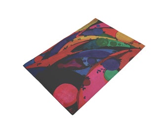 Geometric Area Rug Graphic Print Rectangle