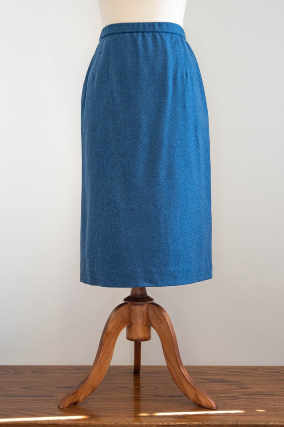 Vintage 1990s Cornflower Blue Pendleton Wool Penc… - image 2