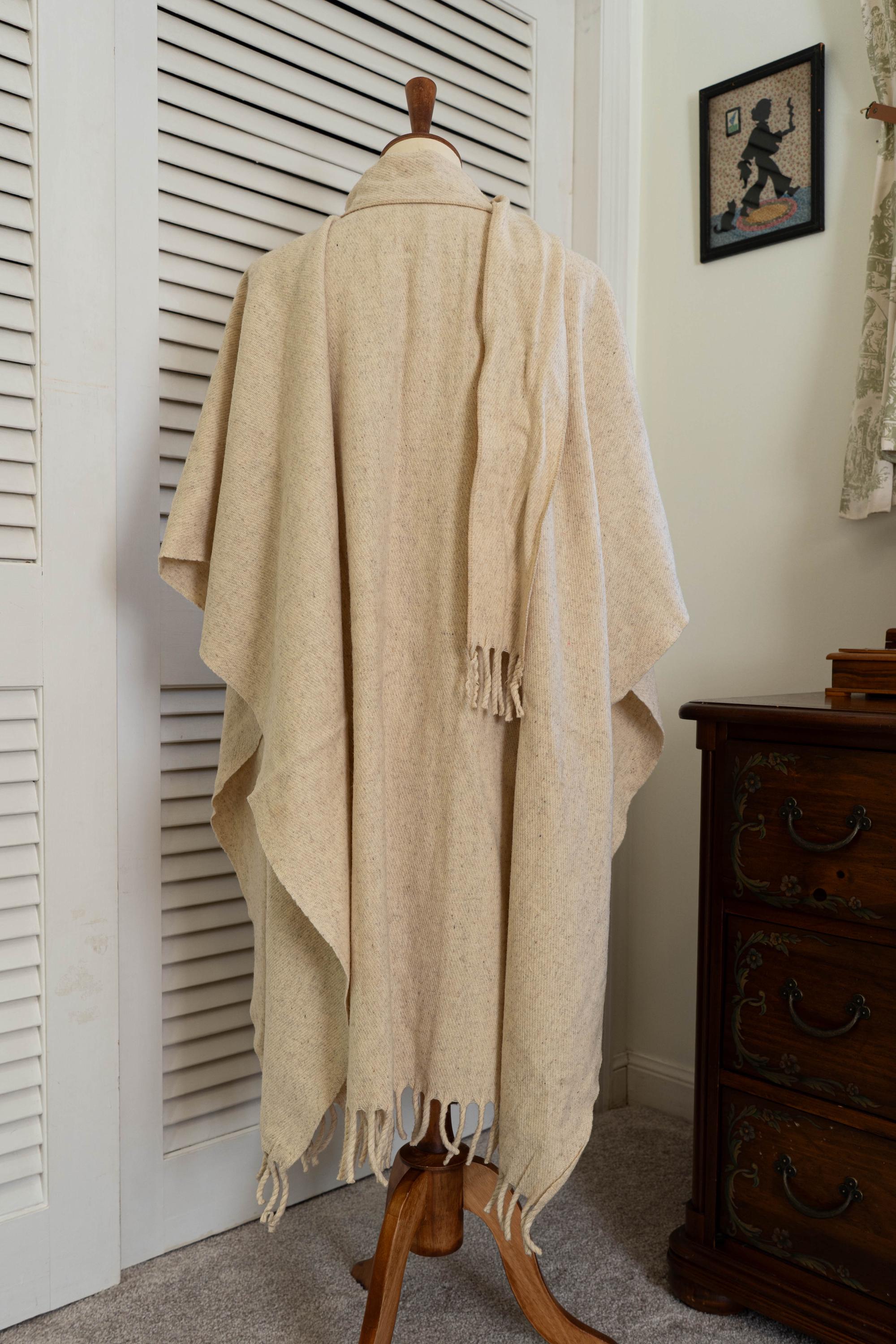 Vintage 1970s Cream Ivory off White Cape Poncho Cloak Coat Sweater - Etsy