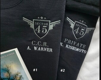 Kenji Kishimoto Uniforme Sector 45 X Aaron Warner Shatter Me Uniforme Sector 45 CCR Crewneck