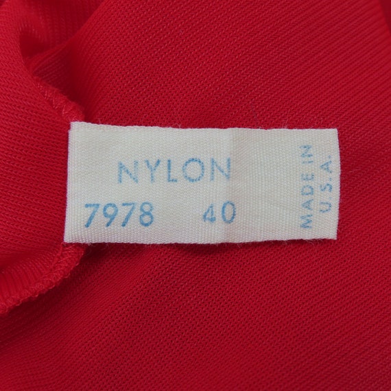 Vintage Van Raalte Opaquelon Womens 40 Nylon Red … - image 9