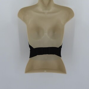 Victorias Secret 34B strapless longline bustier bh korset zwart kant gouden label afbeelding 6