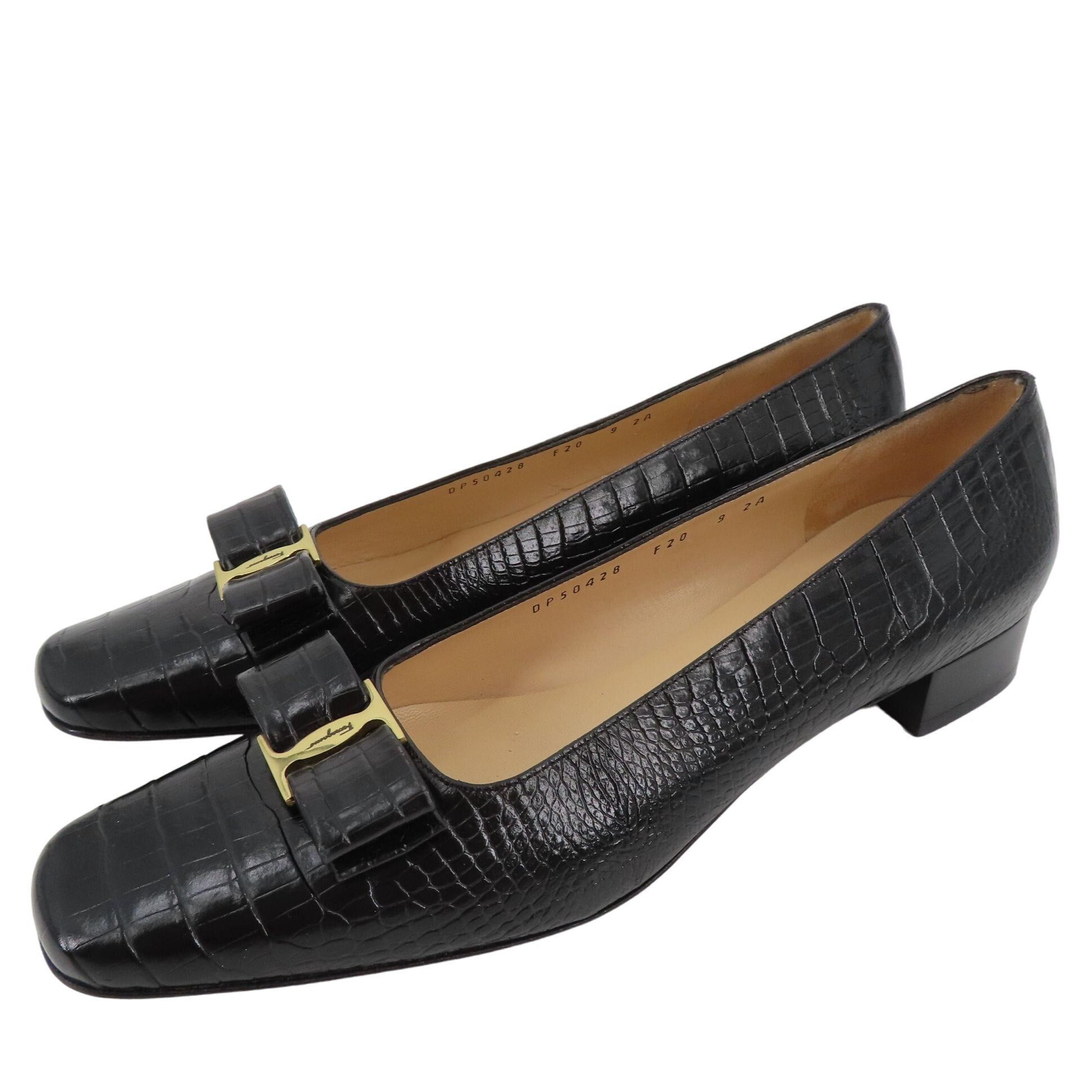 Ferragamo shoes croc - Etsy 日本