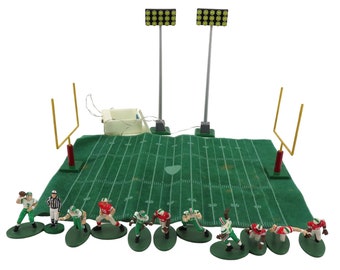 Department 56 Champsfield Stadium Accessories Set 1997 Football Players Field