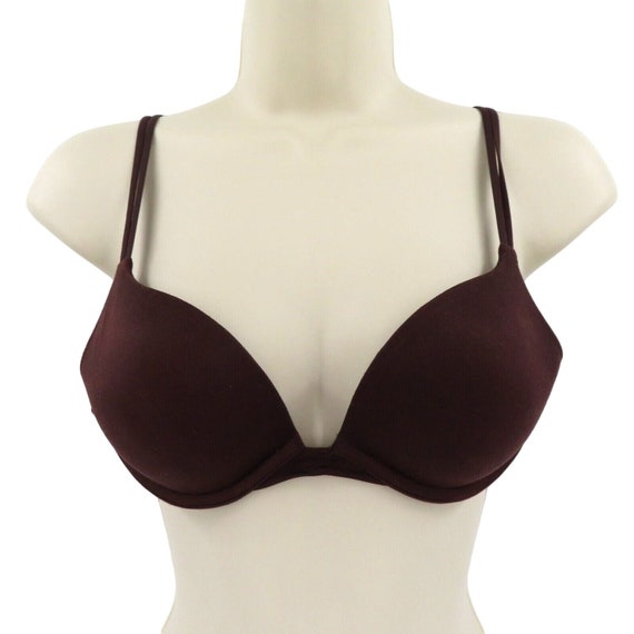 Buy Victorias Secret 34A Push up Brown Underwire Padded Bra 2004