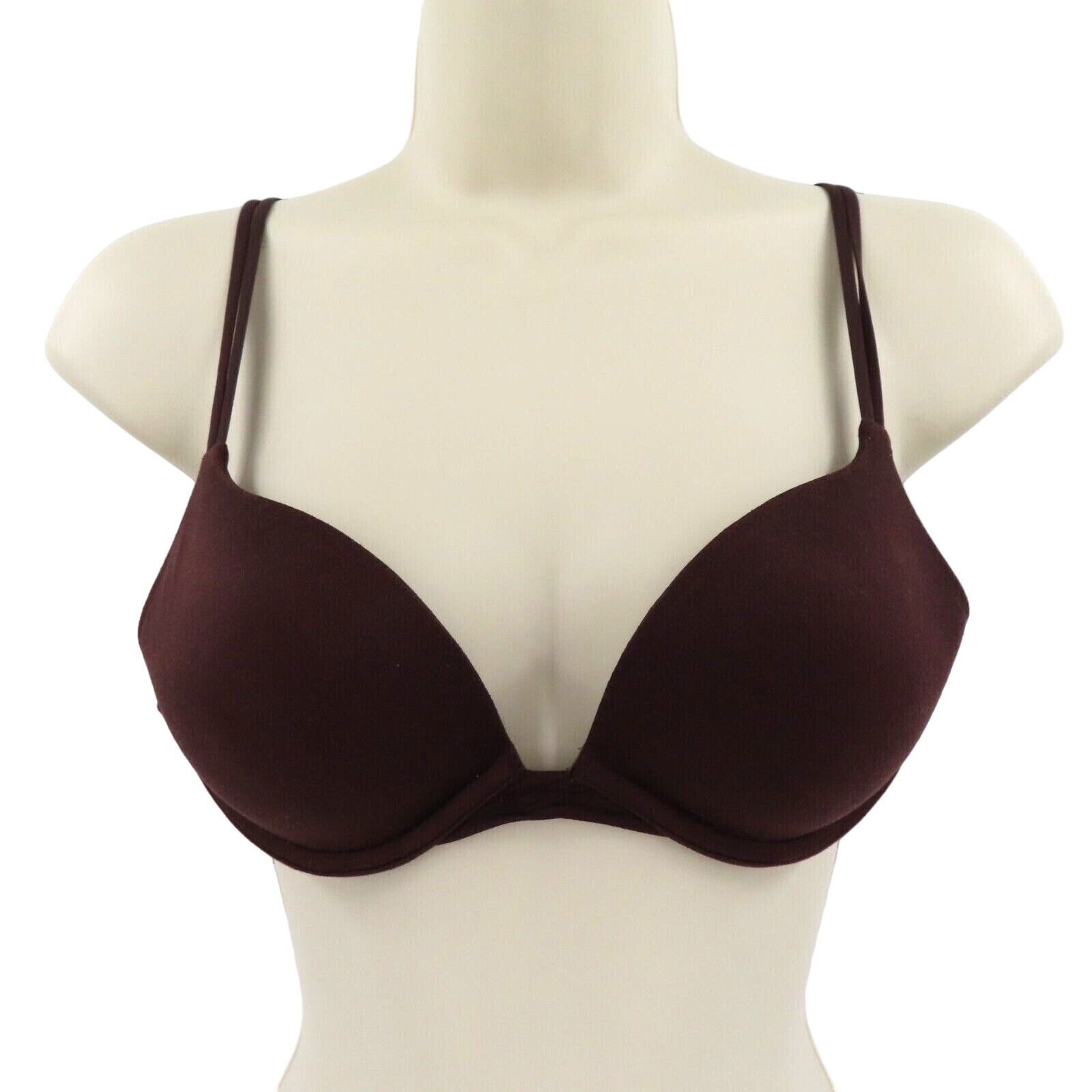 Buy Victorias Secret 34A Push up Brown Underwire Padded Bra 2004 Collection  Y2K Online in India 