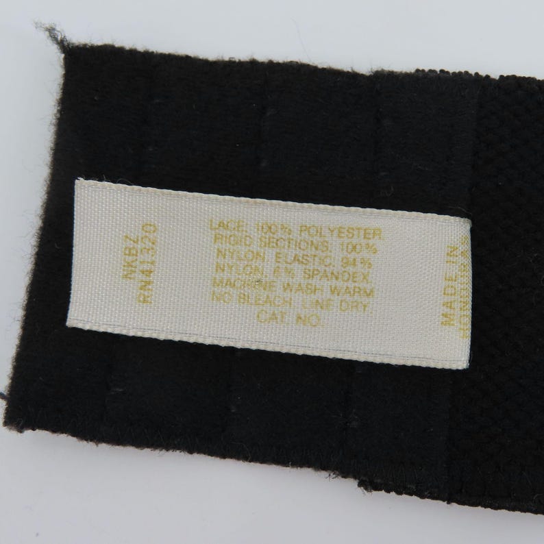 Victorias Secret 34B strapless longline bustier bh korset zwart kant gouden label afbeelding 13