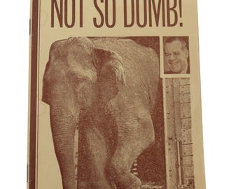 Not So Dumb Tales of a Trouper The Circus Man Al Priddy 1949 Paperback 1940s VTG