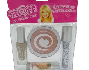 Stuff by Hilary Duff Makeup On the Go Kit Shimmer Balm Lip Gloss Polish 2003 NEW