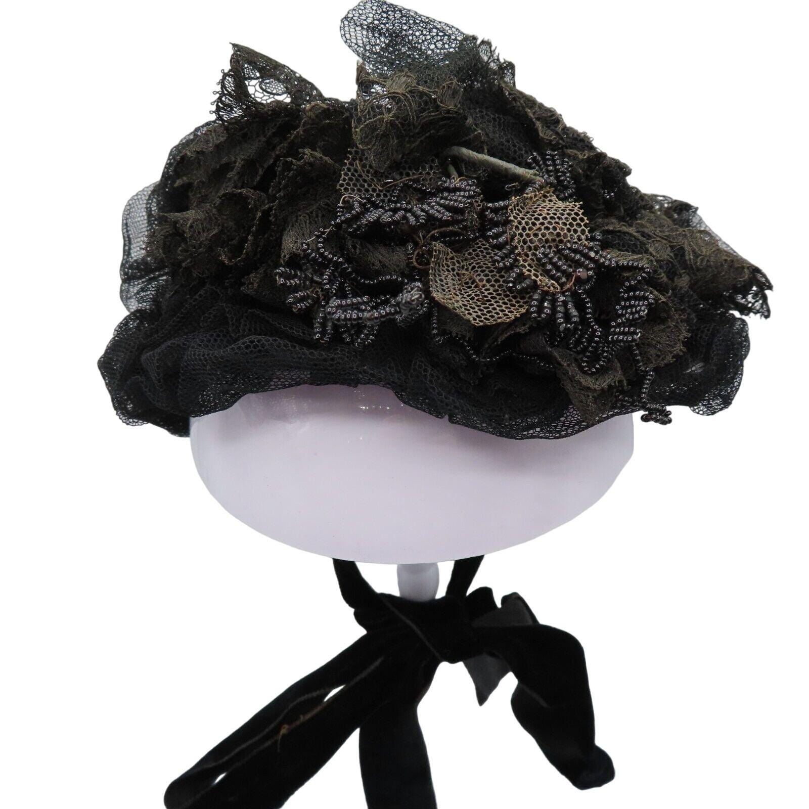 Womens Vintage Hat Velvet Leaf Hat - Etsy