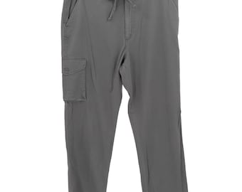 VTG Columbia Womens Extra Large Walker Twill Quarry Solid Grey Pants Pockets NEW