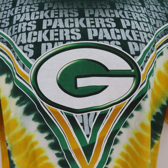 NFL Green Bay Packers Men XXL 2XL Tie Dye Logo Sh… - image 3