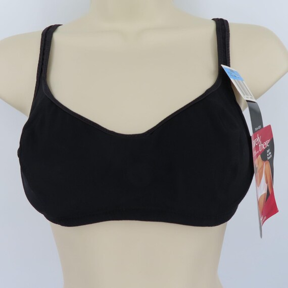 Vintage Barely There 36B Style 4328 Solid Black U… - image 3