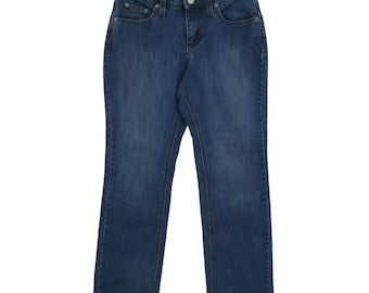 VTG Merona Womens 2 Blue Denim Bootcut Boot Jeans Cotton Blend Pockets 2000s Y2K