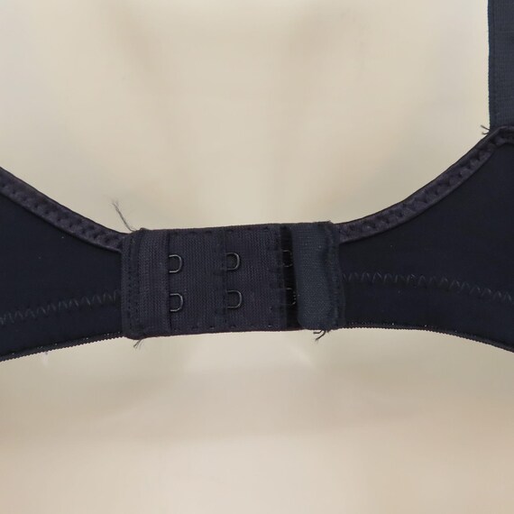 Vintage Barely There 36B Style 4328 Solid Black U… - image 8