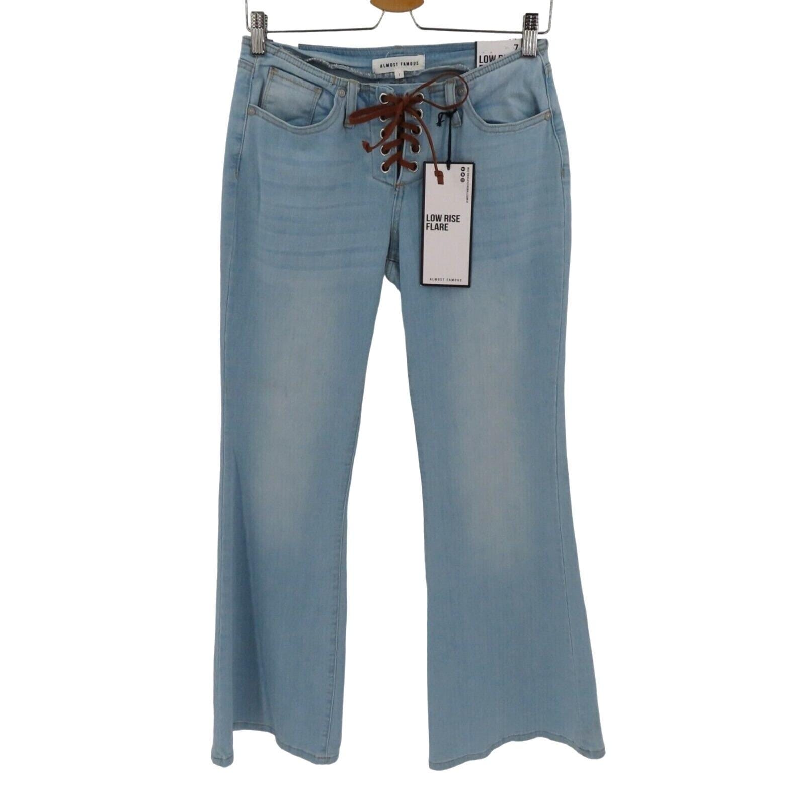 セール】FRONT LACE UP FLARE DENIM フレアデニム（デニムパンツ
