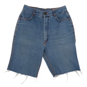 VTG Organically Grown Women SEE MEASUREMENTS Blue Denim Jean Bermuda Shorts