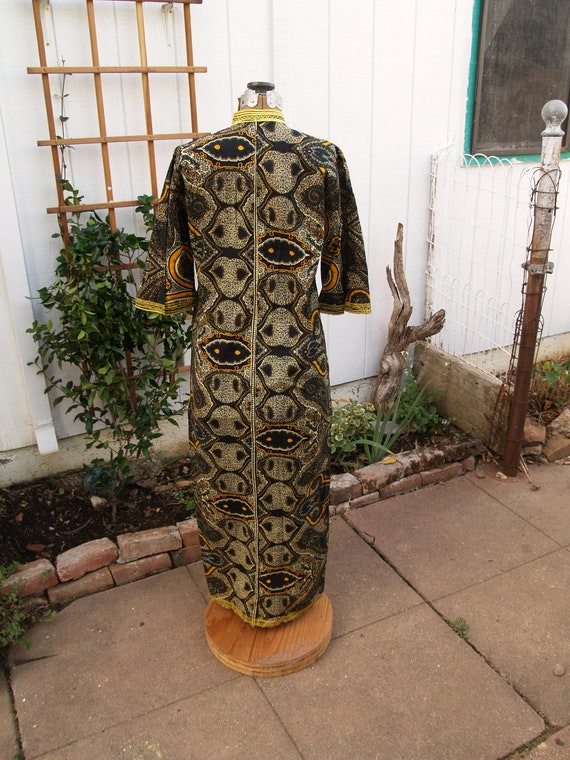 Vintage Dashiki or Kaftan Maxi Dress NWOT - image 4