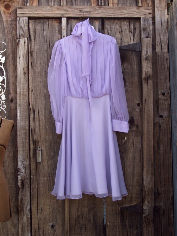 lilac midi bridesmaid dress