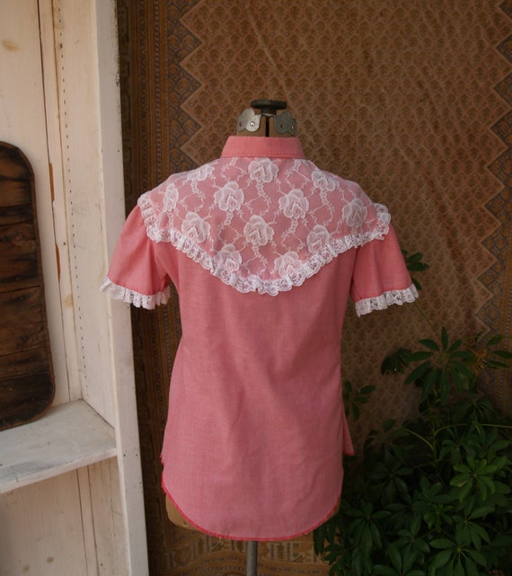 Vintage Women's Western Dress Shirt Miss Rodeo Am… - image 5