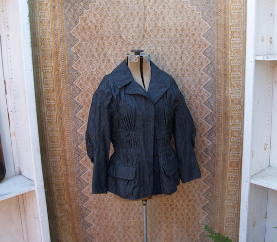 Vintage Nineties Louis Vuitton Ruched Jacket Size… - image 2