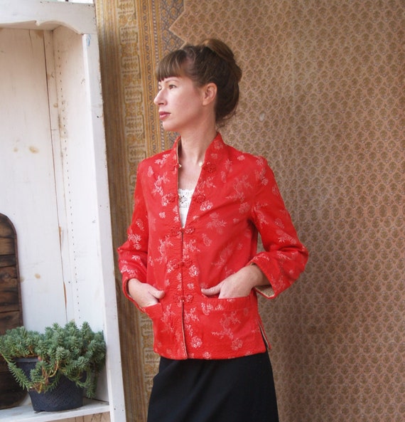 Vintage Reversible Silk Chinese Jacket