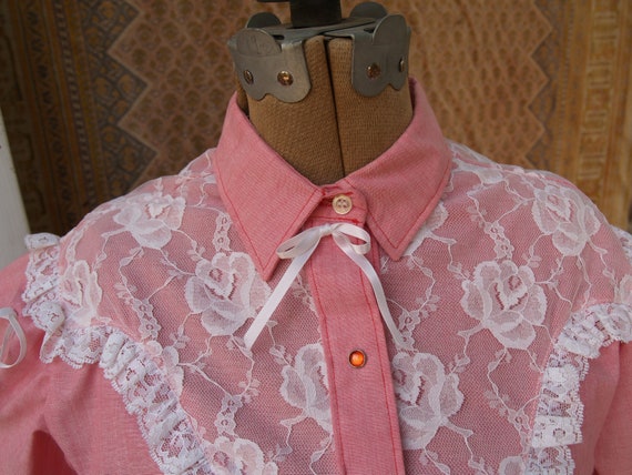 Vintage Women's Western Dress Shirt Miss Rodeo Am… - image 3