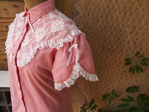 Vintage Women's Western Dress Shirt Miss Rodeo Am… - image 4