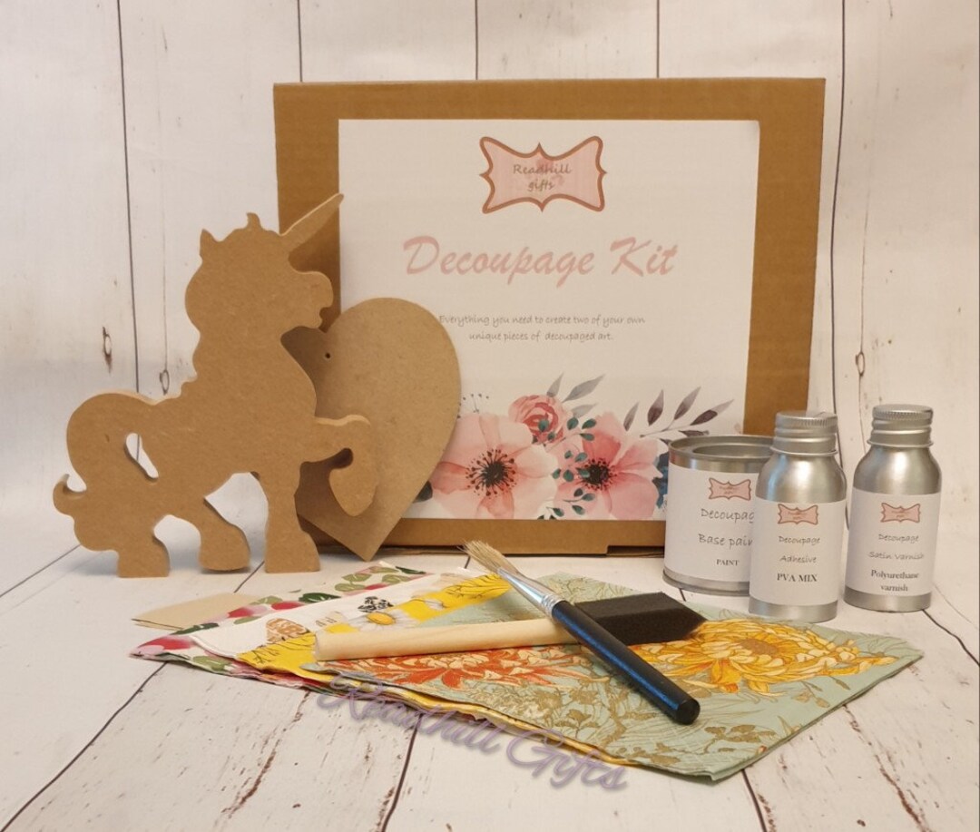 Decoupage Starter Kit Etsy
