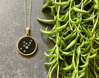 Virgo Zodiac Necklace, Gold Constellation Necklace, Star Sign Necklace, Astrology Necklace, Zodiac Sign, Zodiac Jewelry, Starsign Jewelry