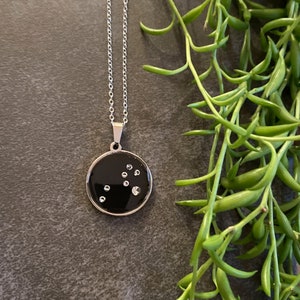 Leo Zodiac Necklace, Silver Constellation Necklace, Star Sign Necklace, Astrology Necklace, Zodiac Sign, Zodiac Jewelry, Starsign Jewelry