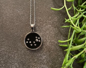 Scorpio Zodiac Necklace, Silver Constellation Necklace, Star Sign Necklace, Astrology Necklace, Zodiac Sign, Zodiac Jewelry