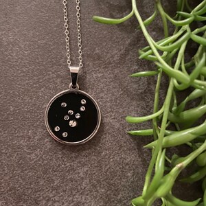 Virgo Zodiac Necklace, Silver Constellation Necklace, Star Sign Necklace, Astrology Necklace, Zodiac Sign, Zodiac Jewelry