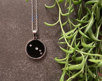 Aries Zodiac Necklace, Silver Constellation Necklace, Star Sign Necklace, Astrology Necklace, Zodiac Sign, Zodiac Jewelry