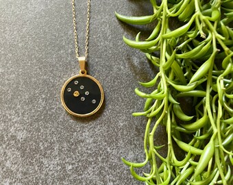 Taurus Zodiac Necklace, Gold Constellation Necklace, Star Sign Necklace, Astrology Necklace, Zodiac Sign, Zodiac Jewelry, Starsign Jewelry