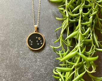 Aquarius Zodiac Necklace, Gold Constellation Necklace, Star Sign Necklace, Astrology Necklace, Zodiac Sign, Zodiac Jewelry