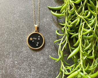 Capricorn Zodiac Necklace, Gold Constellation Necklace, Star Sign Necklace, Astrology Necklace, Zodiac Sign, Zodiac Jewelry