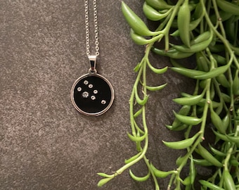 Taurus Zodiac Necklace, Silver Constellation Necklace, Star Sign Necklace, Astrology Necklace, Zodiac Sign, Zodiac Jewelry